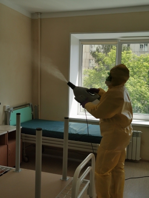 дезинфекция по вирулицидному режиму Стоп Covid-19
